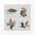 Panam Ceramic Coasters Fishing Set of 4