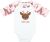 Pavilion 3/4 Bodysuit Jewel Pink Camo Deer 6-12mo