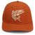 Paramount Outdoors Rock Fish 3-D Puff Embroidery Performance Ripstop Fishing Hat - Burnt Orange