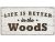 inVintage Wooden Sign Woods Life