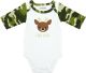 Pavilion 3/4 Bodysuit Woodland Gr Camo Deer 12-24