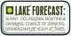 inVintage Metal Sign Lake Forecast