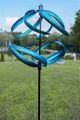 Marshall Home Wind Sculpture-Sphere-Blue