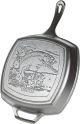 Lodge Wildlife Series Cast Iron Square Grill-10.5